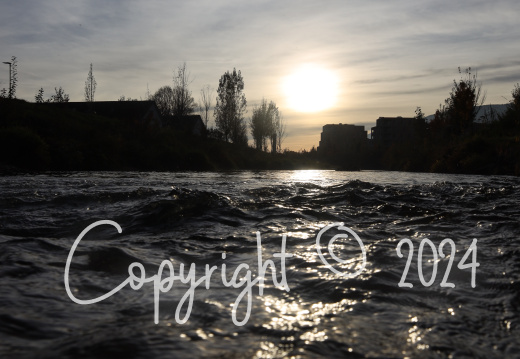 Blick in den Sonnenuntergang